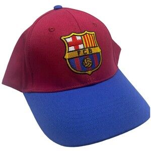 Official FC Barcelona Spain Soccer Football Baseball Snap Back Hat Cap NEW